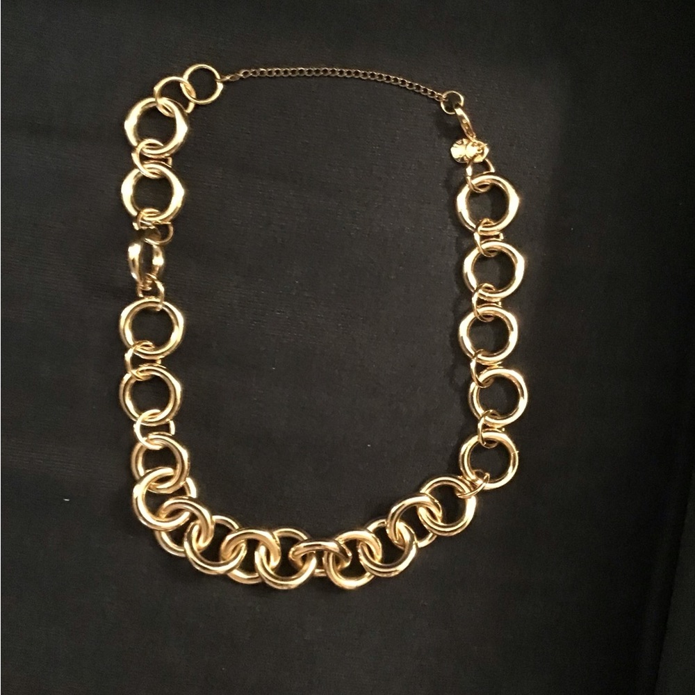 J crew chunky gold chain.